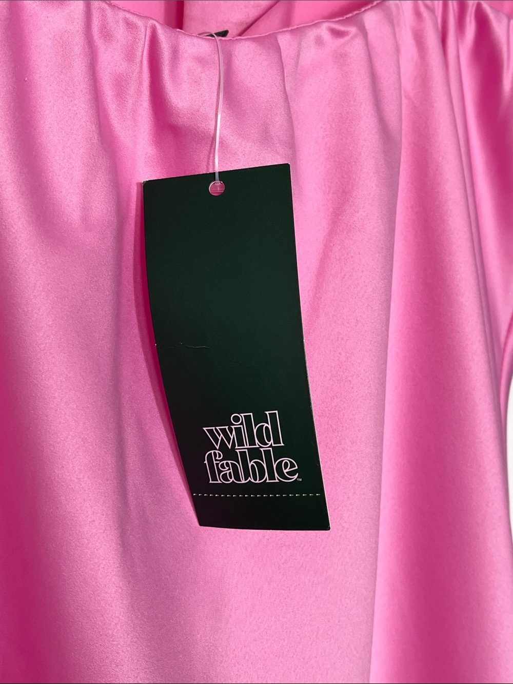Pink Halter Cross-Neck Mini Dress/body tape - Picture 7 of 11